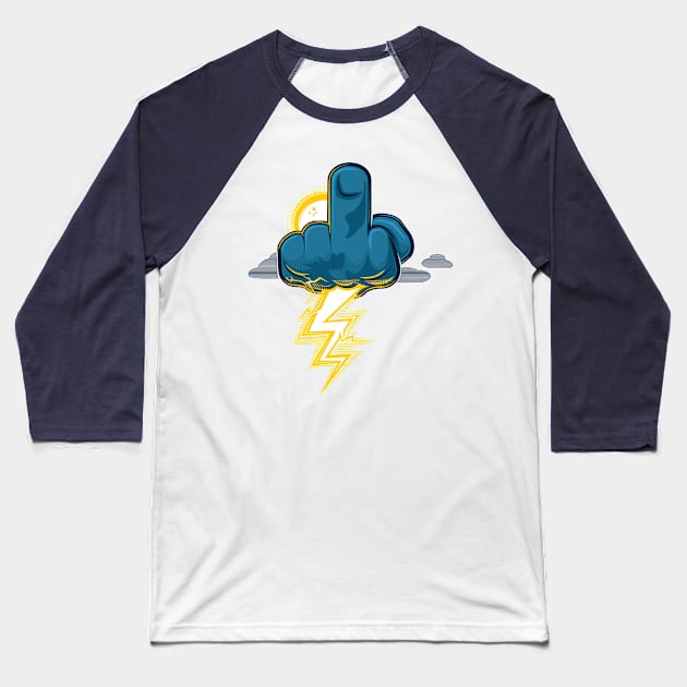 Fuck storm Baseball T-Shirt by raxarts